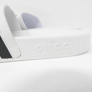 Gucci Shoes - Slides Green Red White Sandals Gucci Shoes - Slides Green Red White Sandals